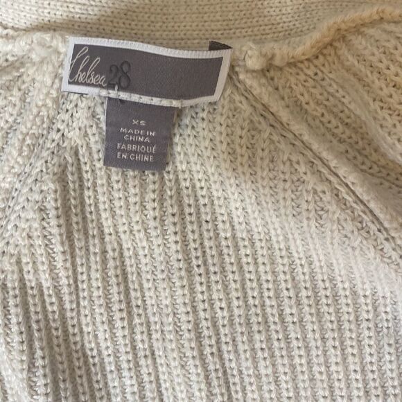 Chelsea 28 at Nordstrom cream lightweight cardigan. Size xs - Picture 4 of 4